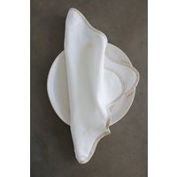 Ausgebogte Servietten in Beige | 4Er-Set von FAVRTableware