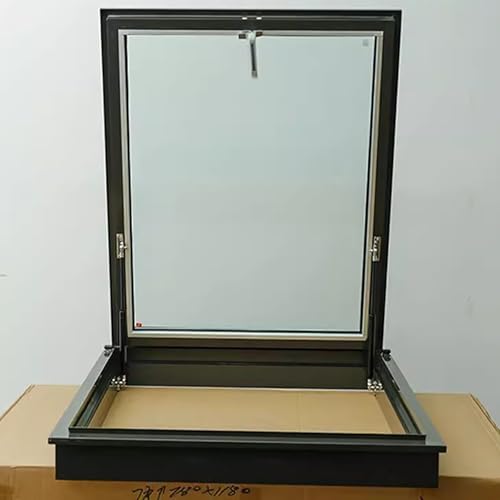 Dachausstiegsluke,Dachausstieg,Mehrzweckfenster, Kaltraumfenster, Ausstieg, Dachfenster für Schornsteinfeger, Beleuchtung und Lüftung(80°,88 * 108cm/34.6 * 42.5in) von FAXJRU