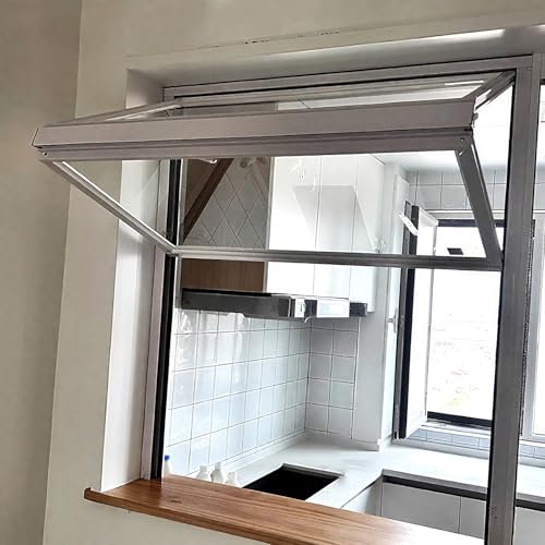 Fenster Für Wohnmobile, Faltfenster Aus Aluminiumlegierung Oben Und Unten Kipp- Und Hebeschiebefenster Mit Gehärtetem Glas Für Küche, Wohnzimmer(38x34in/96x86cm) von FAXJRU