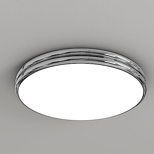 FAZRPIP LED Dimmbare Deckenleuchte Moderne Kreis Unterputz Deckenleuchte Acryl Lampenschirm Kronleuchter Schlafzimmer Küche Wohnzimmer Innen Dekorative Beleuchtungskörper von FAZRPIP