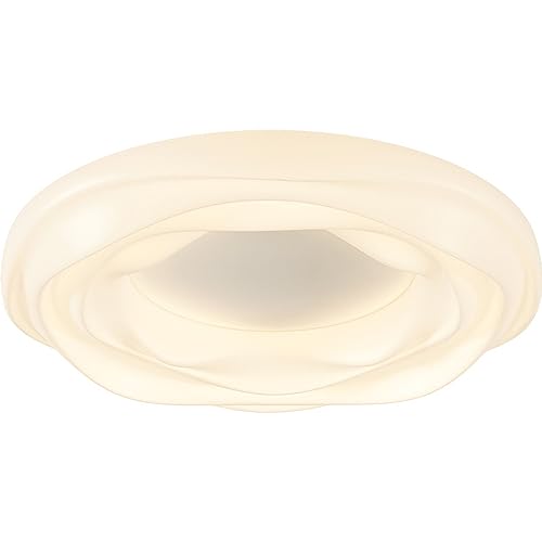 FAZRPIP Moderne Unterputz-Deckenleuchte, minimalistische Deckenleuchte, Acryl-Deckenleuchte für Wohnzimmer, Esszimmer, Schlafzimmer, Blumen-LED-Deckenleuchte von FAZRPIP