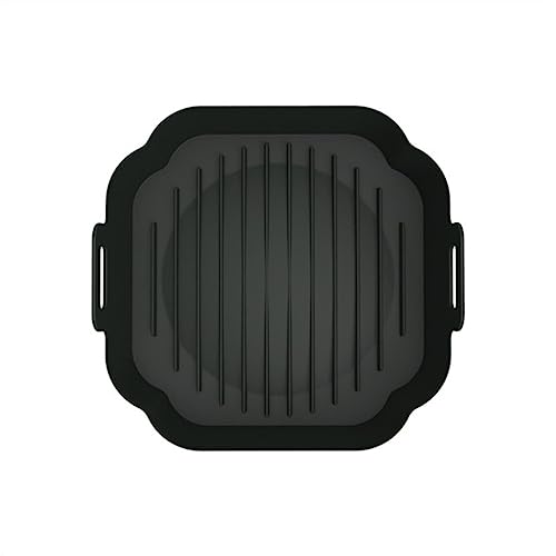 FAiruo Quadratische 8 zoll luftfritteuse backform Korb Matte AirFryer Topf Runde Ersatz Grill Pan Zubehör von FAiruo