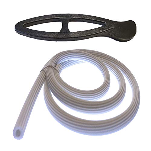 10 Meter Gummi Keder Gummischnur 4,2mm für Insektenschutz in Weiß aus Kunststoff PVC rund mit Kedereinzieher 10 Meter Gummi Keder Gummischnur 4,2mm für Insektenschutz in Weiß aus Kunststoff PVC rund mit Kedereinzieher von FB Factory