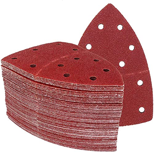 Dreiecks-Schleifblätter, Dreiecks-Schleifpads 10 Stück selbstklebendes Schleifpapier Dreieck 11 Löcher Deltaschleifer Hakenschleifpapier Scheibe Schleifwerkzeuge for Polieren Körnung 40-2000(1500 Grit Dreiecks-Schleifblätter, Dreiecks-Schleifpads 10 Stück selbstklebendes Schleifpapier Dreieck 11 Löcher Deltaschleifer Hakenschleifpapier Scheibe Schleifwerkzeuge for Polieren Körnung 40-2000(1500 Grit von FBANULPEX