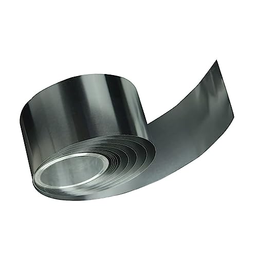 FBANULPEX Edelstahl-Folienrolle, Blech-Folie Edelstahlblechfolie, Plattenblechfolie, AL-Folie, dünne Metallmaterialplatte, Länge und Breite1 von FBANULPEX