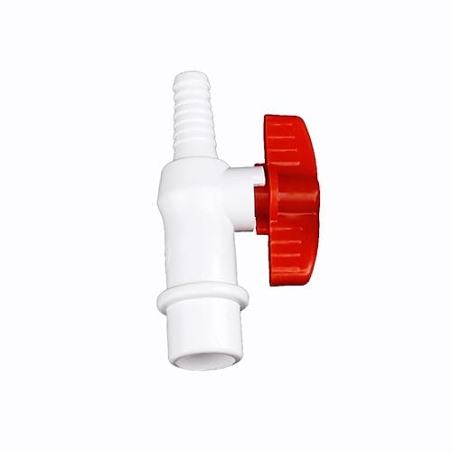 FBANULPEX PVC-Kugelhahn, Wasserrohrventil aus Kunststoff 1pcs PVC Ball Valves Pagoda Connector Garden Irrigation Valves, for Fish Tank Oxygenation Valves Accessories(O.D 20 6mm) von FBANULPEX
