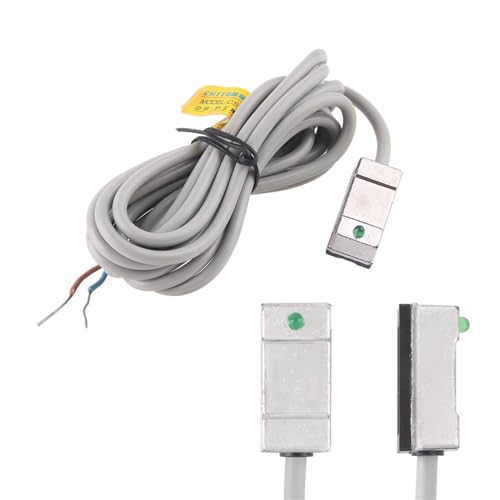 FBANULPEX Photoelektrischer Strahlsensor, magnetischer Lamellen-Sensorschalter aus Metall, pneumatischer Luftzylinder (Cs1s, AC DC 2 WIRES3PCS) von FBANULPEX