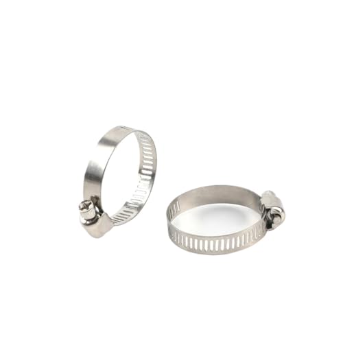 Schneckengetriebeklemmen für Kraftstoffleitungen, Einstellbare Schlauchschellen - Schneckengetriebeklemmen aus Edelstahl 304 für alle Rohrverbindungen(4063mm) von FBANULPEX