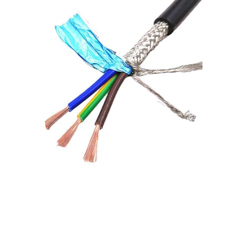 Verzinkter Kupferdraht,Kabelverlängerung Signalkabel UL2464 26AWG 5 Meter Steuerleitung aus reinem Kupfer 24AWG geschirmtes Kabel 22AWG(3 Core 24awg 5meter) von FBANULPEX