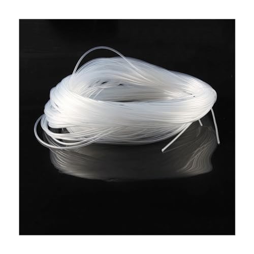 Wasser-Luft-Silikonschlauch, Silica Kapillar, transparenter Silikonschlauch, für Haus, Garten, feine Silikon-Gummischläuche (3 x 5 mm, 5 m) von FBANULPEX