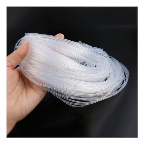 Wasser-Luft-Silikonschlauch, Silica Kapillar-Silikonschlauch, für Teiche und Gärten, transparent, glatter Silikon-Gummischlauch (2 x 6 mm, 5 m) von FBANULPEX