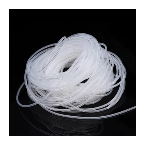 Wasser-Luft-Silikonschlauch Silikonschlauch Silikonschlauch Transparent Flexible Silikonschlauch für Gartenschlauch Zubehör(ID 3mm x 4mm OD) von FBANULPEX