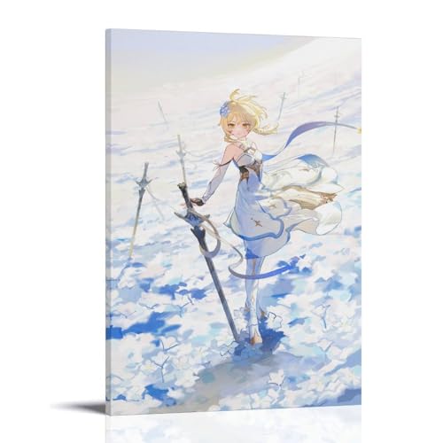 FBBINKA Game Genshin Impact Lumine Wohnzimmer-Dekor, moderne ästhetische Wandkunst, Poster, Geschenk für Freunde, Rahmen-Stil, 30 x 45 cm FBBINKA Game Genshin Impact Lumine Wohnzimmer-Dekor, moderne ästhetische Wandkunst, Poster, Geschenk für Freunde, Rahmen-Stil, 30 x 45 cm von FBBINKA