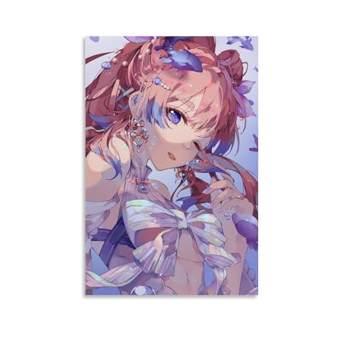 FBBINKA Game Genshin Impact Sangonomiya Kokomi Wohnzimmer-Dekor, moderne ästhetische Wandkunst, Poster, Geschenk für Freunde, ungerahmt, 40 x 60 cm FBBINKA Game Genshin Impact Sangonomiya Kokomi Wohnzimmer-Dekor, moderne ästhetische Wandkunst, Poster, Geschenk für Freunde, ungerahmt, 40 x 60 cm von FBBINKA