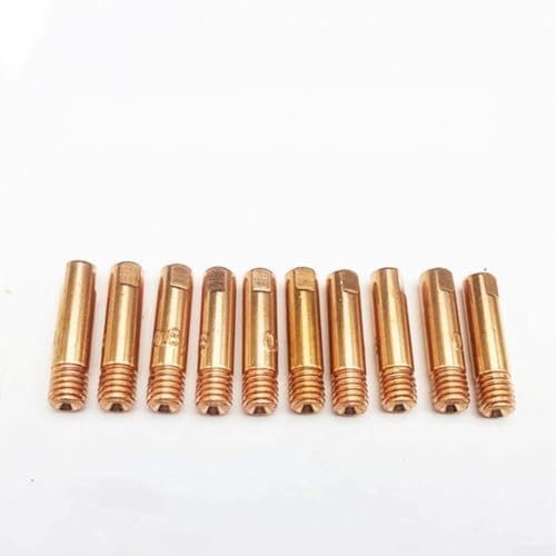FBDSPOXMQ MB 15AK MIG Brennerspitzen mit hoher Leitfähigkeit, Kupferdüsen für verschiedene Öffnungen von 0 6 mm bis 1 2 mm (1,0 mm), 1,0 mm, 10 Stück von FBDSPOXMQ
