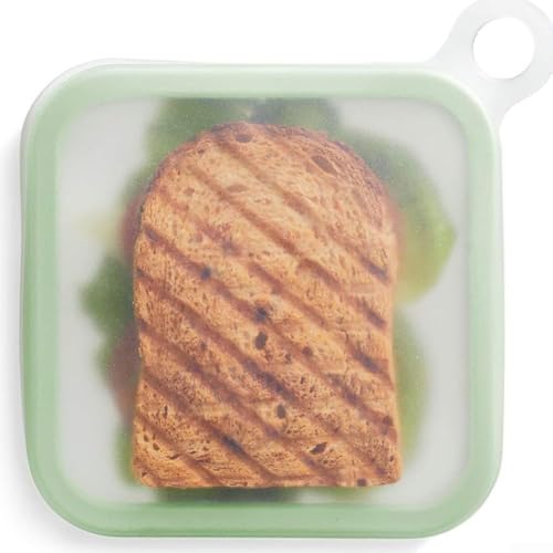 FBDSPOXMQ und wiederverwendbare Silikon-Sandwichbehälter, 3 Stück für frische Mahlzeiten von FBDSPOXMQ
