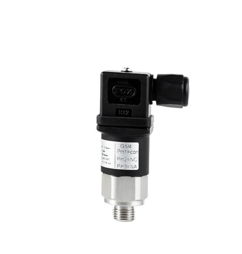 Einstellbarer mechanischer Druckschalter DC125V 0,25A Wasserpumpe pneumatischer hydraulischer Regler Kolbenmembrantyp Gewinde 1-G1/4(1~12bar) von FBFTGMRMTA