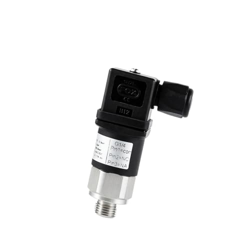 Einstellbarer mechanischer Druckschalter DC30V 3A Wasserpumpe pneumatischer hydraulischer Regler Kolbenmembrantyp Gewinde 1-G1/4(0.8~5bar) von FBFTGMRMTA