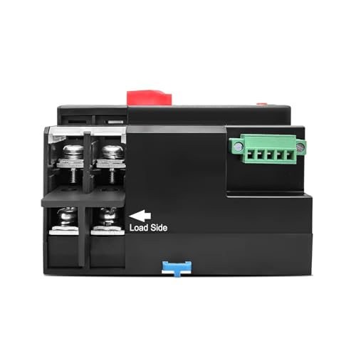 FBFTGMRMTA ATS TOQ7 Automatischer elektrischer Transferschalter mit doppelter Stromversorgung ohne Unterbrechung DIN Rail dreiphasig 2P3P4P 63A 100A 125A 230V (2P L N 220V-230V, 63A) von FBFTGMRMTA