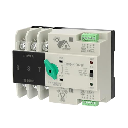 FBFTGMRMTA Automatischer Schalter mit doppelter Photovoltaik-Stromversorgung für die ununterbrochene bidirektionale Umwandlung von 220 V (Without Cover 3P63A) von FBFTGMRMTA