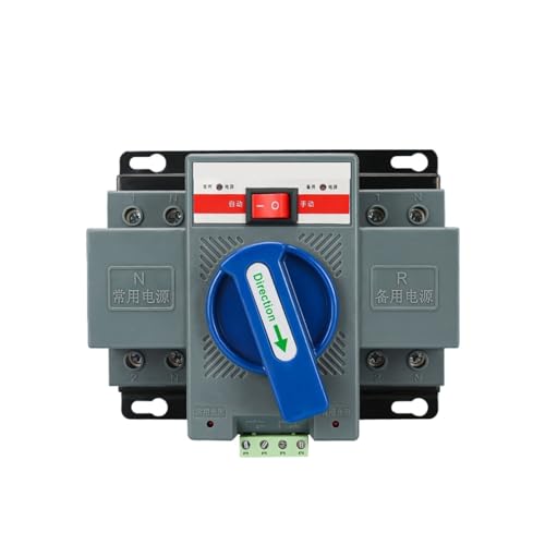 FBFTGMRMTA Automatischer Transferschalter mit doppelter Leistung, einphasig, dreiphasig mit zwei Stromkreisen 380 V 2P 4P 63 A (White B 4P) von FBFTGMRMTA