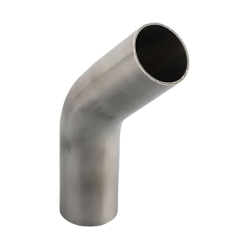 FBFTGMRMTA Vielseitiger Winkel aus Edelstahl, 45° Biegung, Auspuffrohr von 19 bis 51 mm, Handwerkzeuge, Zubehör für Elektrowerkzeuge (19 mm) von FBFTGMRMTA