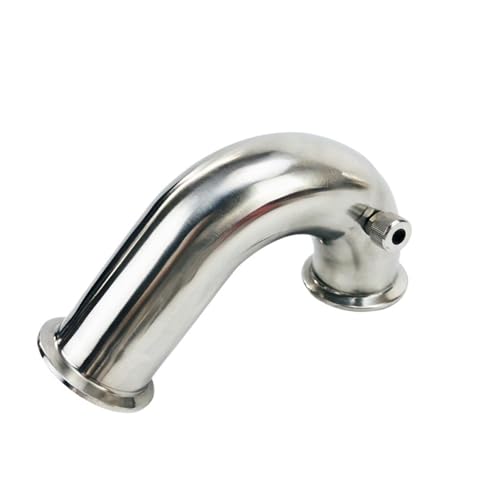 FBFTGMRMTA Winkelrohrverbinder mit Tri-Klemme, 51 mm, OD64 mm, 135 Grad, SS304 von FBFTGMRMTA
