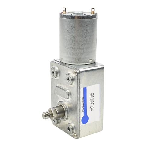 Schneckengetriebemotor JGY-370 Miniatur-Gleichstrom-Schneckengetriebemotor Kleinmotor 6 V 12 V 24 V 6–210 U/min Selbsthemmender Getriebemotor Gleichstrom-Elektromotor(18rpm) von FBFTGMRMTA
