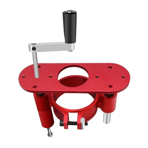 Außenboden Aluminiumlegierung, flache Platte, Aluminium Router Tisch Insert Platte Lift Basis Kit Holzbearbeitung DIY Werkzeug 240x200mm 47mm Hub von FBHDKJNFG