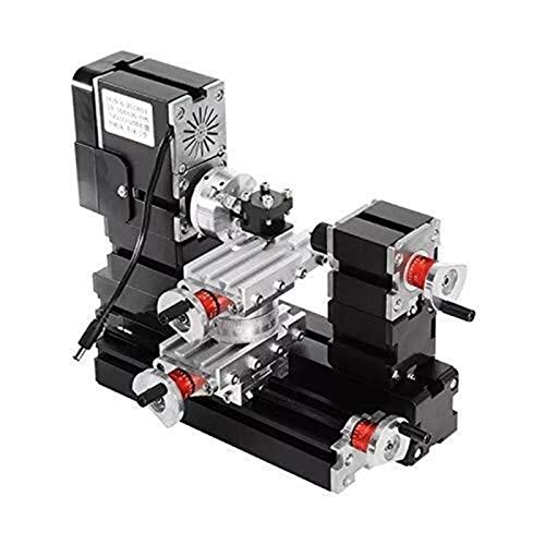 Werkzeugdrehmaschine Standard 未处理 DIY-Werkzeug Drehmaschine Fräsmaschine Kit Mini Drehmaschine DIY Holzbearbeitung Holz Drehmaschine Modellbau Werkzeug von FBHDKJNFG
