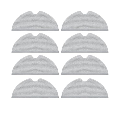 FBHFBHS Staubsauger-Wassertank, Wischlappen, Roboter-Staubsauger-Zubehör, kompatibel mit Dreame D9/D9 Max/D9 Pro/L10 Pro(8pcs Mop Cloth) von FBHFBHS