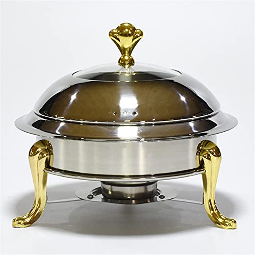 Catering Runder Chafing Dish Speisewärmer Buffetschale Cateringpfanne Weinkocherkocher Wasserbad Für Küche Party Essen Hochzeiten Partys EventsWeißgold Edelstahl, Keramik-24, Edelstahl 26 cm Catering Runder Chafing Dish Speisewärmer Buffetschale Cateringpfanne Weinkocherkocher Wasserbad Für Küche Party Essen Hochzeiten Partys EventsWeißgold Edelstahl, Keramik-24, Edelstahl 26 cm von FBHappiness