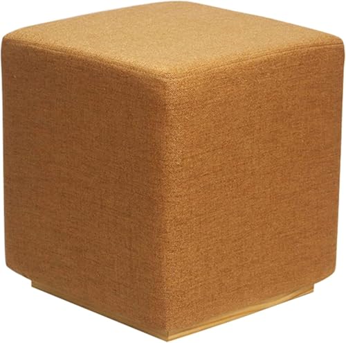 Moderner quadratischer Fußhocker in Orange mit gepolsterter Schaumstoffsitzflächtischer Fußhocker in Orange mit gepolsterter Schaumstoffsitzfläche für Schminktisch oder Fußstütze, 34 x 38 cm Moderner quadratischer Fußhocker in Orange mit gepolsterter Schaumstoffsitzflächtischer Fußhocker in Orange mit gepolsterter Schaumstoffsitzfläche für Schminktisch oder Fußstütze, 34 x 38 cm von FBHappiness