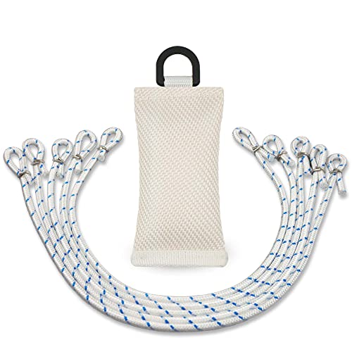 FBS Fahnengewicht Beschwerungssäckchen 700 Gramm mit 5 Fahnenschlingen für Fahnen und Fahnenmast mit Durchmesser bis 100 mm (Set) von FBS