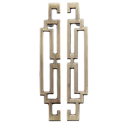 FBSHOP(TM) 1 Paar Antike Bronze Türgriff Möbelgriff Türknauf Fenstergriff Schubladengriff Retro Griff Antik Finish Look Lochabstand 96mm von FBSHOP(TM)