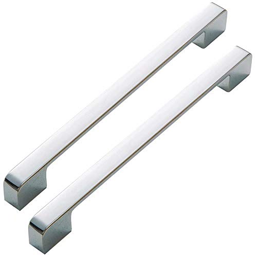 FBSHOP(TM) 2 Stück Dauerhaft Zinklegierung Küchengriff Stangengriff Klassisch Glanzchrom Griffe Möbelgriffe Schrank Türgriff Kabinett Griffe Möbelgriffe von FBSHOP(TM)