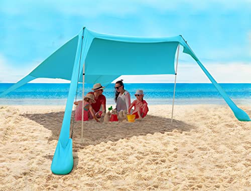 Strandzelt Sonnenschutz Strand zelte strandmuschel Muschel UPF50+ mit Sandschaufel, Erdnägeln und Stabilitätsstangen, Outdoor-Schatten für Campingausflüge, Angeln, Hinterhofspaß oder Picknicks Strandzelt Sonnenschutz Strand zelte strandmuschel Muschel UPF50+ mit Sandschaufel, Erdnägeln und Stabilitätsstangen, Outdoor-Schatten für Campingausflüge, Angeln, Hinterhofspaß oder Picknicks von FBSPORT