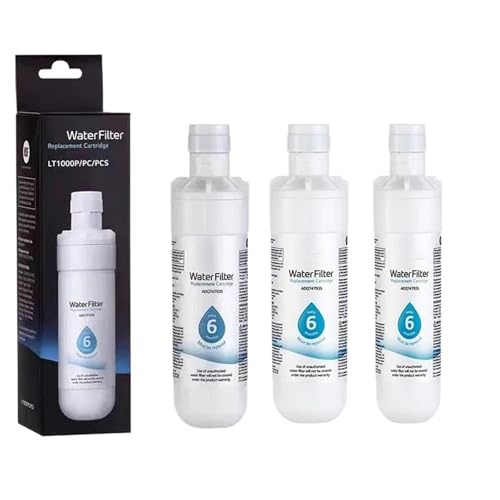 Ersatz-Wasserfilter For Kühlschränke, Kompatibel Mit LG, ADQ74793501, ADQ75795105, AGF80300704 AGF80300705, 1–6 Stück(3pcs) von FBTTPUGL