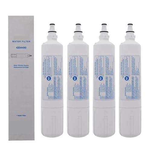 Kompatibel Mit Sub-Zero, 4204490 Kühlschrank-Wasserfilter For 4290510 F1000, Passend For Einbau-, PRO48- Und Integrierte Kühlschränke, Kühlschrankfilter(4pcs) von FBTTPUGL