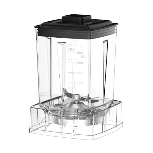 Oz/500 Ml Mahlbehälter For Trockene Körner, Krug, Trockenmühlenklingen Montiert, Kompatibel Mit ELEKCHEF 17 von FBTTPUGL
