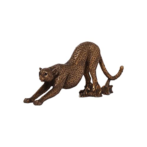 FBWSM Leopard Skulptur Schmuck Harz Handwerk Retro Leopard Print nordischen Stil Moderne Harz Statue Tiermodell Zuhause Wohnzimmer Büro Schrank Veranda Dekoration-Climbing Posture FBWSM Leopard Skulptur Schmuck Harz Handwerk Retro Leopard Print nordischen Stil Moderne Harz Statue Tiermodell Zuhause Wohnzimmer Büro Schrank Veranda Dekoration-Climbing Posture von FBWSM