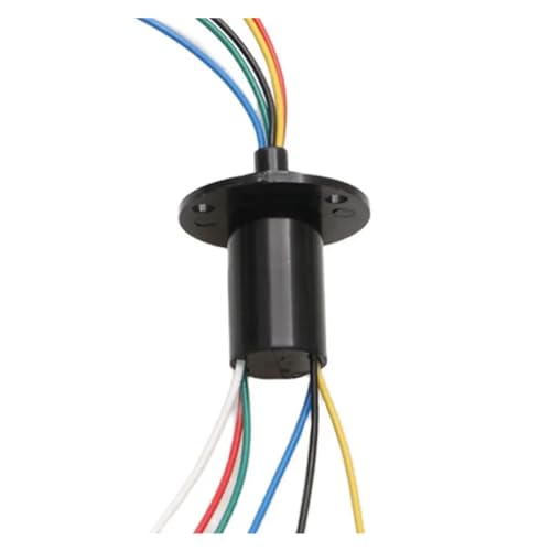 1 STÜCKE Windkraft-Schleifring 10A Durchmesser 22mm 2/3/4/6/8 Kanalleitung Schleifring Drehleitfähige Verbindung Mit Flansch(Dia 22mm 6CH 10A) von FBXRXZFPJ