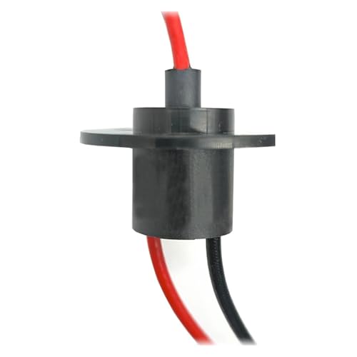 1 stück OD 22mm/35mm Dual Kanal Leitfähigen Kollektor Schleifring 360 Grad Rotary Joint Stecker 300mm kabel Länge(2CH 15A) von FBXRXZFPJ
