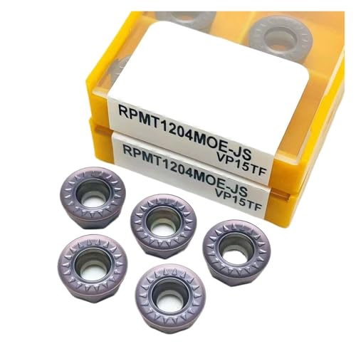 10PCS Hartmetall Drehen Werkzeuge RPMT1204MOE JS VP15TF Metall RPMT 1204 CNC Teile 10PCS Hartmetall Drehen Werkzeuge RPMT1204MOE JS VP15TF Metall RPMT 1204 CNC Teile von FBXRXZFPJ