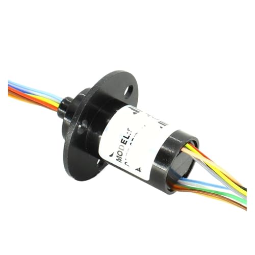 Mini Rotary Joint 12 Linie 1.5A Signal Box Schleifring OD 12,5mm Flansch Berg Kunststoff Gehäuse(12CH flange C) von FBXRXZFPJ