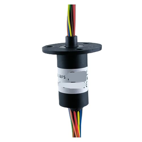WX12-18PS Flansch-Schleifring 18-Wege 2A 360 Grad drehbarer elektrischer Anschluss OD12.4 Mehrweg-Leitring mit Kappen-Schleifring von FBXRXZFPJ