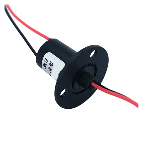 WX12-2P05 12 mm Außendurchmesser 2-Wege 5A Mikro-Schleifring mit geringer Leistung leitfähiger Schleifring rotierender leitfähiger Ring von FBXRXZFPJ