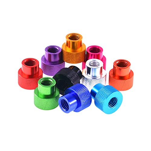 10 Stück M3 M4 M5 M6 M8 Rahmen Handfest Flanschmutter Aluminium Rändelmutter Schritt Hand Rändelmutter, rot 10 Stück M3 M4 M5 M6 M8 Rahmen Handfest Flanschmutter Aluminium Rändelmutter Schritt Hand Rändelmutter, rot von FBYDLL