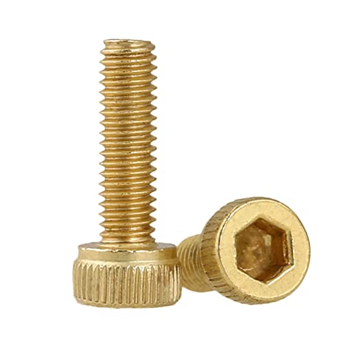 20 Stück Messing-Innensechskantschraube M2 M2,5 M3 * 4-20mm Rändelschrauben Möbelschrauben Verschluss, M2.5 20 Stück Messing-Innensechskantschraube M2 M2,5 M3 * 4-20mm Rändelschrauben Möbelschrauben Verschluss, M2.5 von FBYDLL