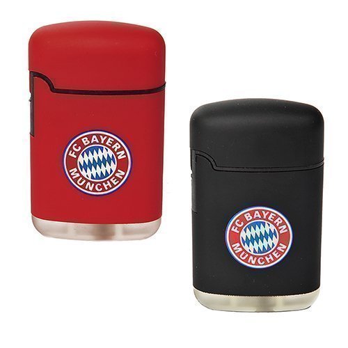 2er Set Feuerzeug Rubber Easy Torch FC Bayern München FCB rot/schwarz von FC Bayern München